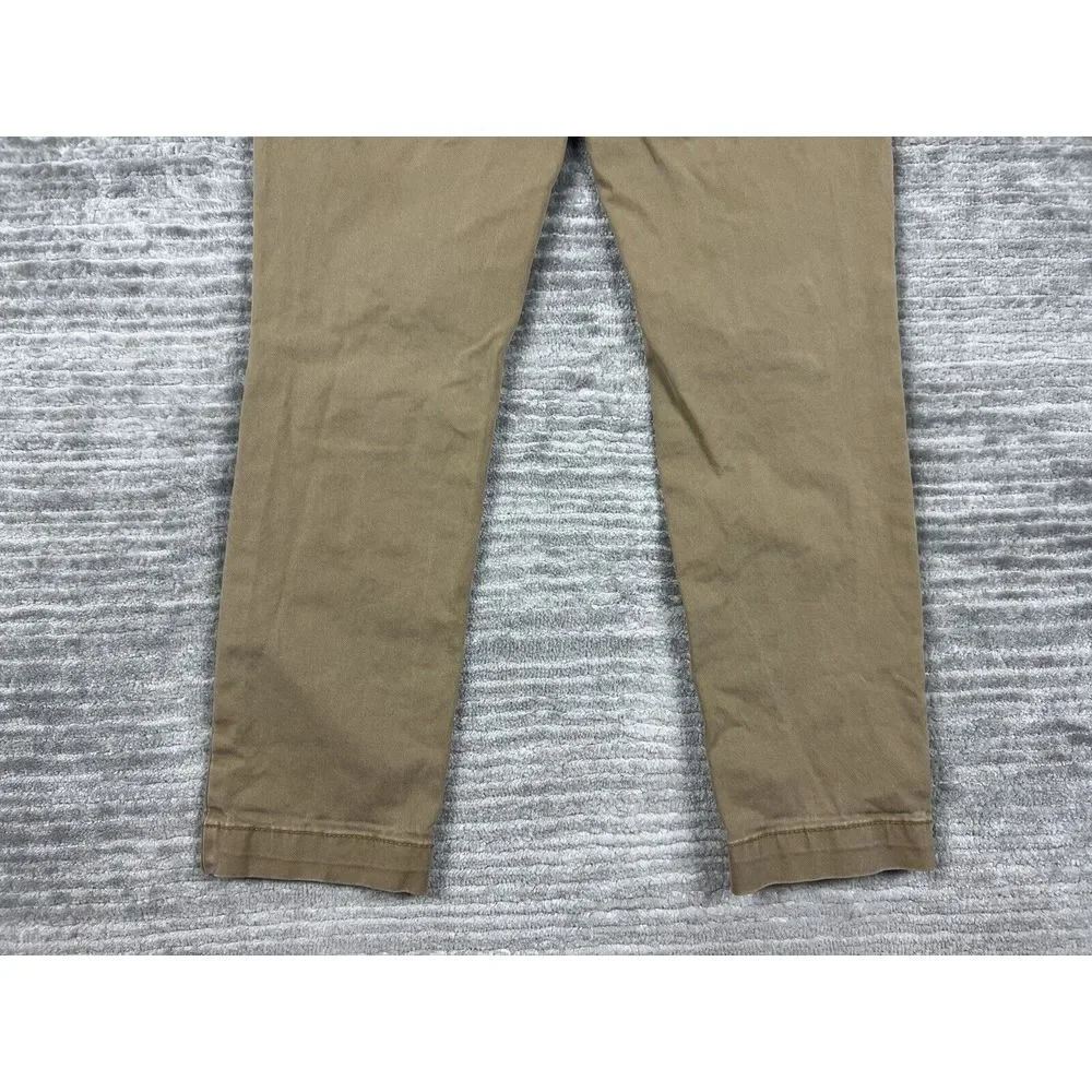 Aeropostale Pants Mens 27/28‎ Beige Skinny Cotton Blend Destroyed Knee Chino